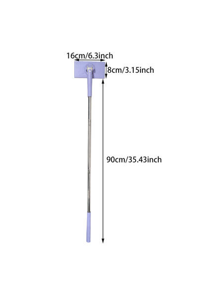 Choice3 purple 90cm Small Mop Free Of Hand Washing Can Be Clamped Cloth Lazy ...