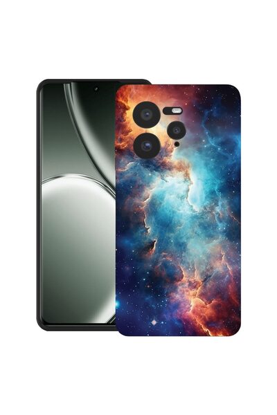 bestcase ¬Æ Husa pentru Realme GT 7 Pro cu Design Galaxies, TPU Mat Ultra Sli...