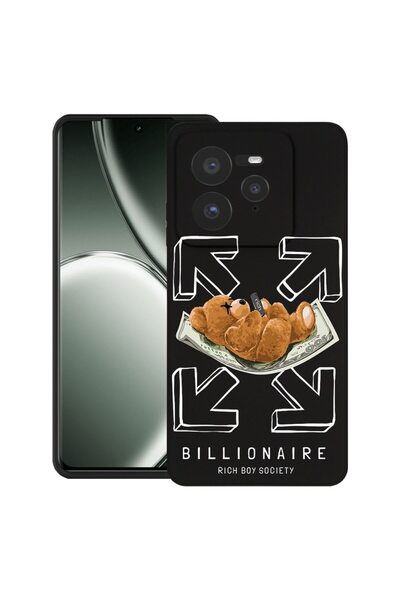bestcase Θήκη για Realme GT 7 Pro με σχέδιο Billionaire Bear, TPU Ματ Εξαιρετ...
