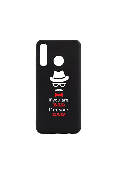bestcase Husa Silicon Compatibila Cu Huawei P30 Lite, Bad Dad, rezistenta la ...