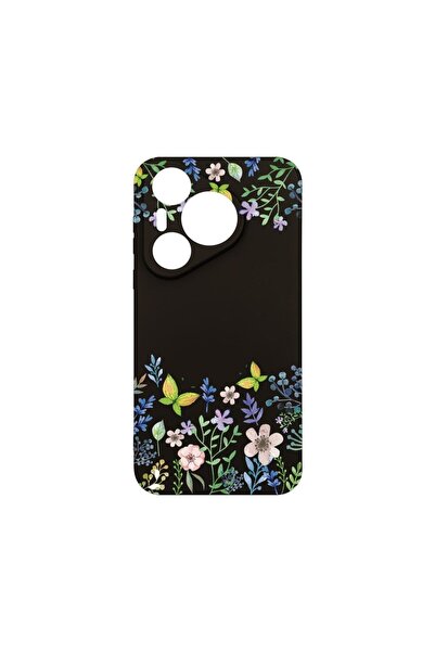 bestcase Θήκη Σιλικόνης Premium, Συμβατή με Huawei Pura 70 Pro, Σχέδιο Πεταλο...