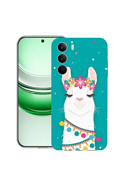 bestcase Διαφανής Θήκη Σιλικόνης για Realme C71, Χαριτωμένο Λάμα, 2041144 T 248