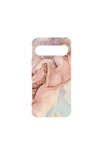 bestcase Husa Antișoc 1.5MM, Compatibilă cu Google Pixel 9 Pro, Rose Marble, ...