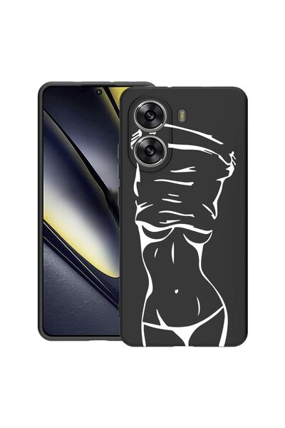 bestcase ¬Æ Husa pentru Poco X7 Pro 5G, Woman Body, Slim Silicon 0.8MM, Antis...