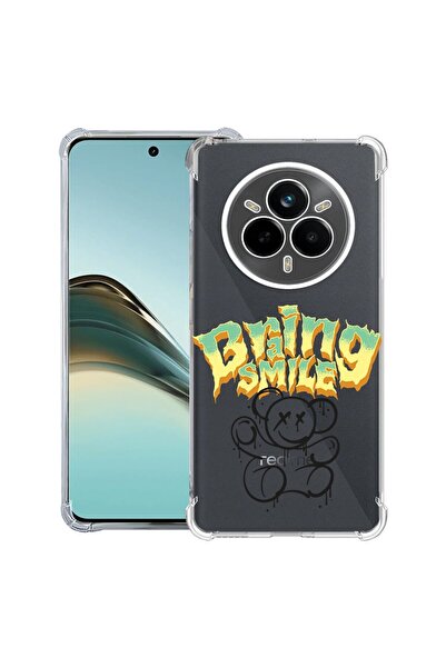 bestcase Husă Antișoc pentru Realme 14 Pro Plus, Ursuleț de pluș zâmbitor, 19...