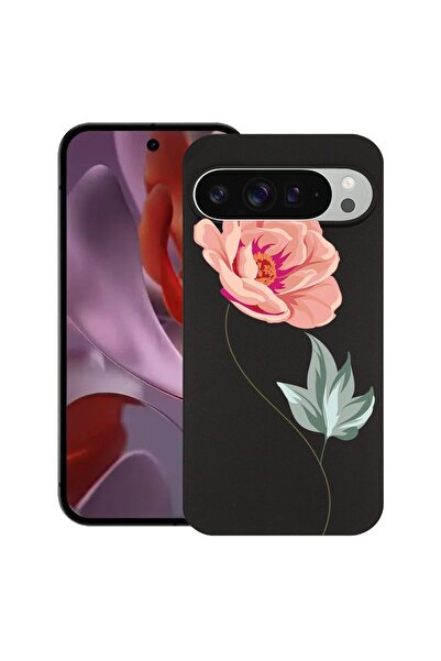 bestcase ¬Æ Husa pentru Google Pixel 9 Pro XL, Rose, Slim Silicon 0.8MM, Anti...