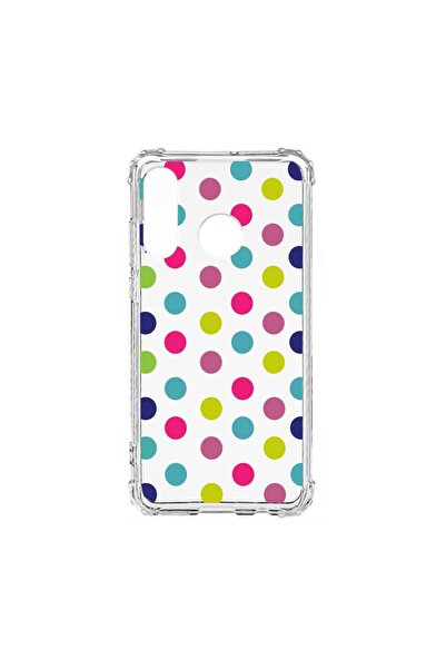 bestcase Husa Anti Shock Silicon Compatibila Cu Huawei P30 Lite, Dots Color, ...