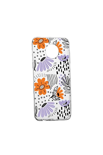 bestcase Husa Silicon Compatibila Cu Nokia C30, Flowers - Pastel Colors, rezi...