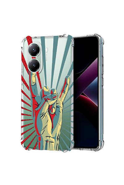 bestcase ¬Æ Husa compatibila Poco X7 Pro 5G, Anti Shock 1.5MM, Rock Festival,...