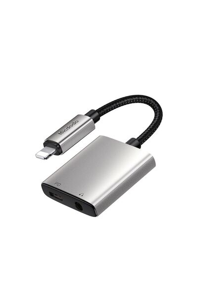 Mcdodo CA-5540 Προσαρμογέας Ήχου Lightning σε 3.5mm, Γκρι