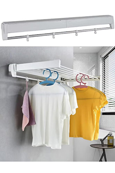 GGEROU Clothes Drying Rack Wall Mounted Collapsible Laundry Drying Rack, Fold...
