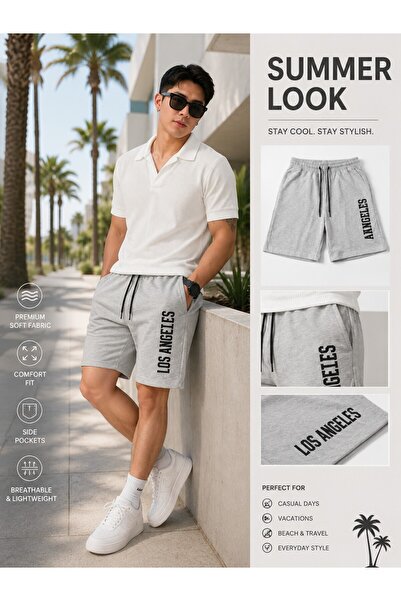 ARROW شورتات صيفية للرجال من LA MEN'S SUMMER STREETWEAR