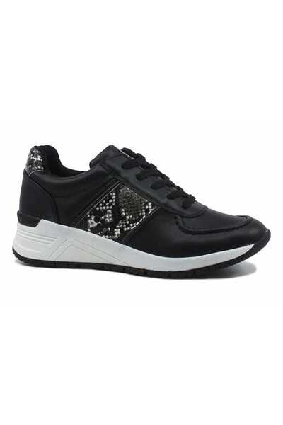 FASHION Pantofi sport de damă, fashion, cu imprimeu de șarpe, închidere cu și...