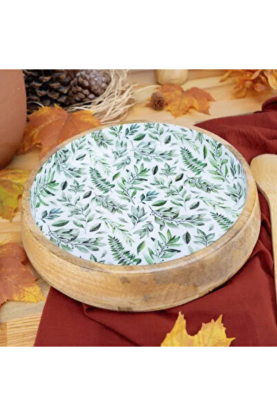 Bambum Kangura Leaf Shallow Bowl Large