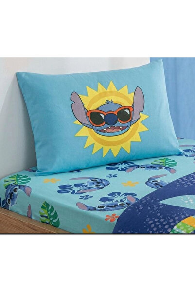 Taç Set cearșafuri de pat Disney Lilo&Stitch, din bumbac elastic, 2 piese