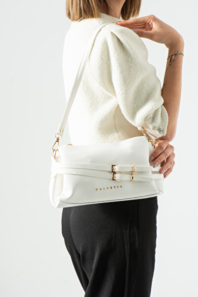 By Hakan Tn-121 Women's Shoulder Bag Handbag Crossbody Bag White