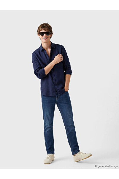 LC Waikiki Pantaloni de jeans pentru bărbați LCW Jeans Indigo 750 Slim Fit