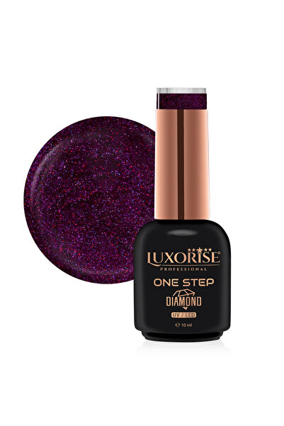 LUXORISE Semi-permanent Nail Polish One Step Diamond - Radiant Berry 10ml