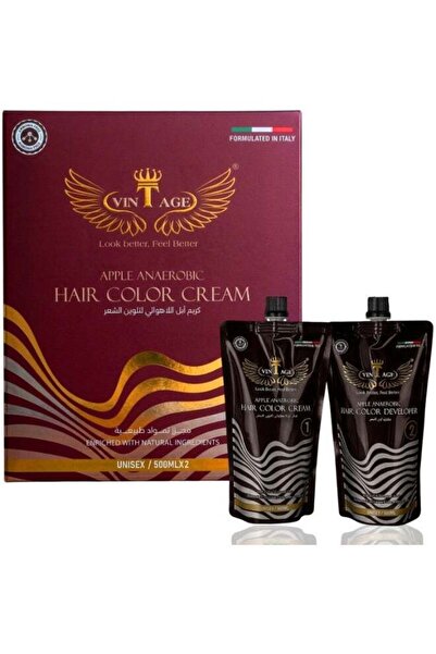 Fiya Vintage Apple Anaerobic Hair Color Cream with Developer Kit – 100% Gray ...