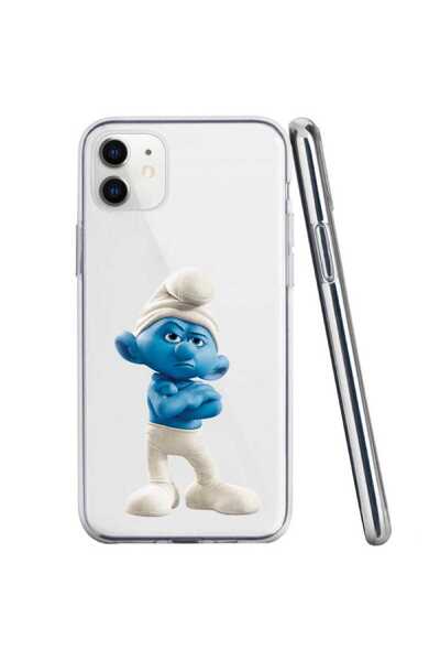 OEM Θήκη συμβατή με Apple iPhone 11, διαφανής σιλικόνης με σχέδιο Σμαρφ