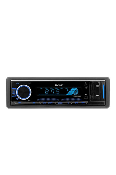 Blueway Üniversal Oto Teyp BW-1750BT 5.0 Bluetoothlu LCD Ekran