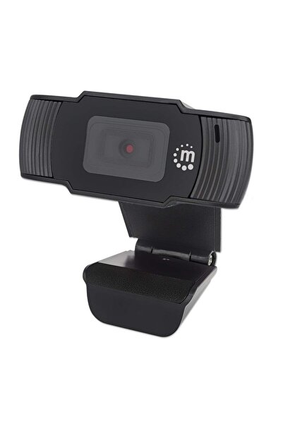 MANHATTAN USB Webcam Two Megapixels (Clearance Pricing) 1080p Full HD USB-A I...