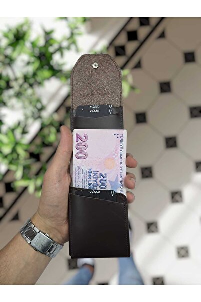Visso leather Visso 571 محفظة من الجلد الأصلي طراز Efsane Trend متعددة العملا...