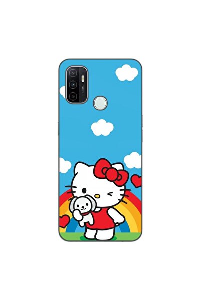 OEM Husa compatibila cu Oppo A53 Silicon Gel Tpu Model Hello Kitty Rainbow