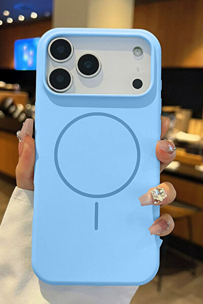 FABRON Iphone 17 Pro Uyumlu Magsafe Lansman Kir Tutmaz Silinebilir Içi Kadife...