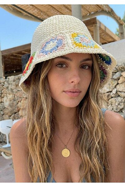 LAGRANZE Handmade Women's Straw Hat