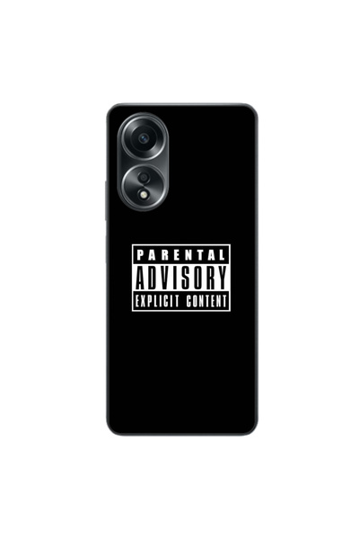 OEM Husa compatibila cu Oppo A58 4G Silicon Gel Tpu Model Parental Advisory