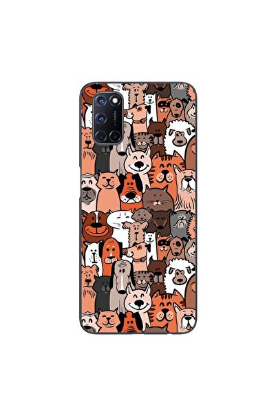 OEM Husa compatibila cu Oppo A72 Silicon Gel Tpu Model Caini si Pisici Pattern