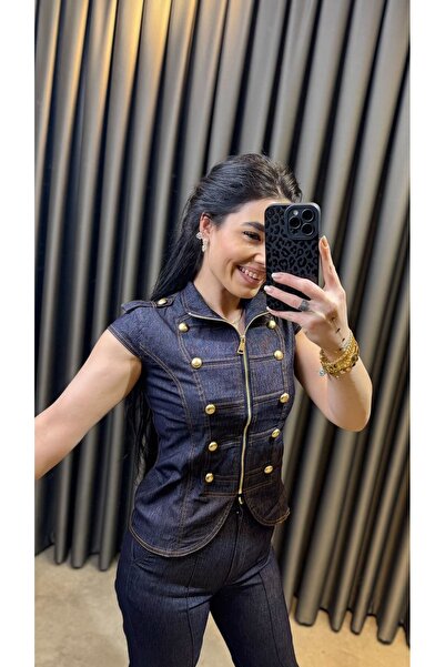 Nisam Top Buttoned Vest Suit