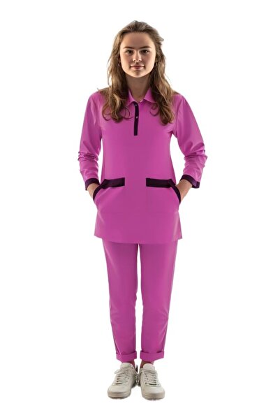 Peach Classic Maid Dress,Housekeeping Uniform,Medical Scrubs,Comfort Fit Nurs...