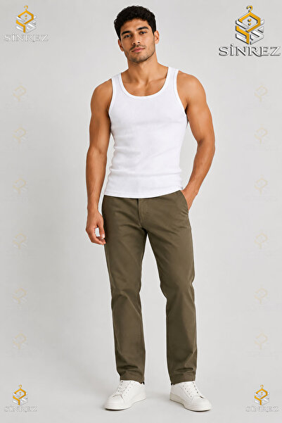SİNREZ Men's Halter Neck Lycra Sports Singlet Serez Mannequin