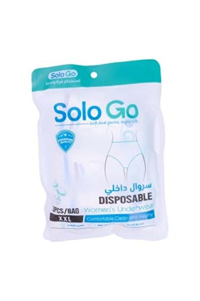 solow Solo Go Women's Disposable Underwear - 3 Pieces |   Size XXL