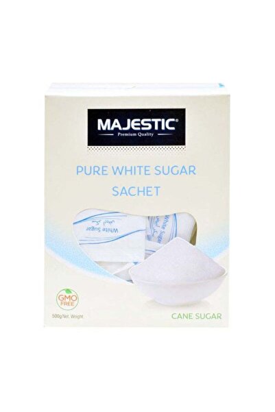 Majestic Pure White Sugar Sachet 500g