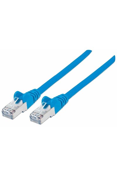 Intellinet Cablu patch Cat6a cu conectori/Cat7 cu cablu, 1m, albastru