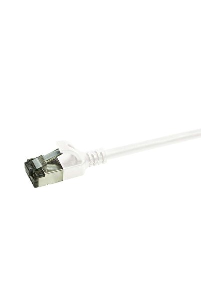 LogiLink Cablu LAN U/FTP (Patchkabel) SLIM CAT6 0.3m alb