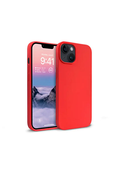 Crong Husă colorată - Etui iPhone 14 Plus (roșu)