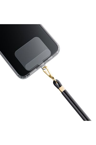 3MK Șnur pentru telefon - EasyClip - negru (z≈Çoty)