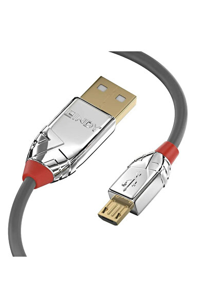 LİNDY Cablu USB 2.0 Tip A/Micro-B Cromo Line M/M 2m