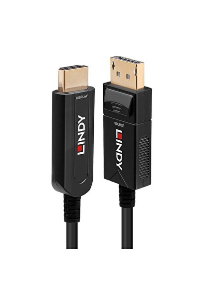 LİNDY DP 1.2 auf HDMI 18G AOC Kabel, 30m
