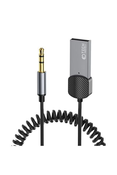 Tech-Protect Adaptor Bluetooth ULTRABOOST BLUETOOTH AUX AUDIO CABLU ADAPTOR GRI