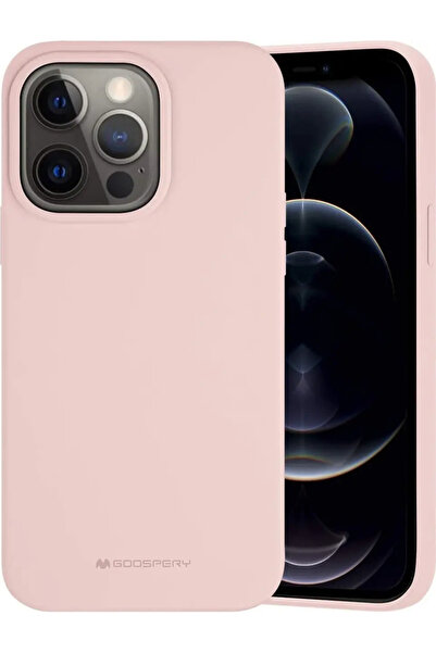 Mercury Husă de silicon iPhone 14 Pro 6,1" r√≥≈º nisipiu roz