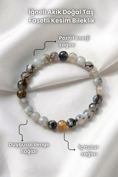 Elifsu Jewelry أساور مقطوعة من الأحجار الطبيعية: عقيق برتقالي، عقيق أخضر، عقي...