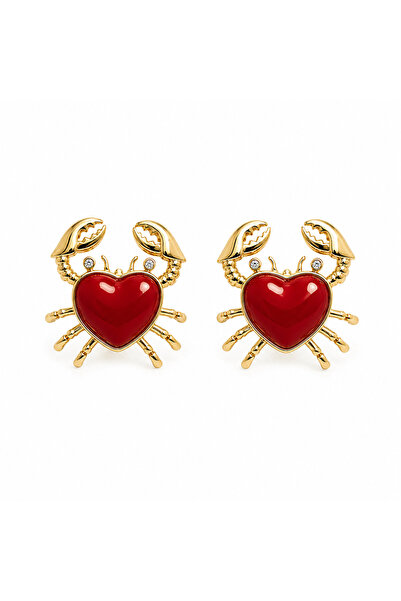 Venus Design Steel Crab Earrings