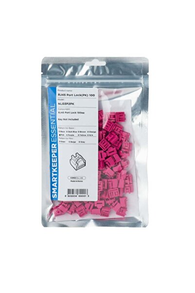 Smart Keeper SmartKeeper Basic "Blocator de port RJ45" roz 100 buc.