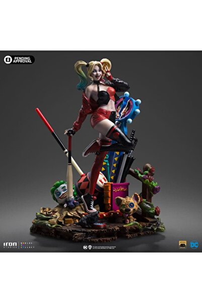 Iron Studios Harley Quinn Figür Deluxe Figür - Gotham City Sirens - Art Scale...