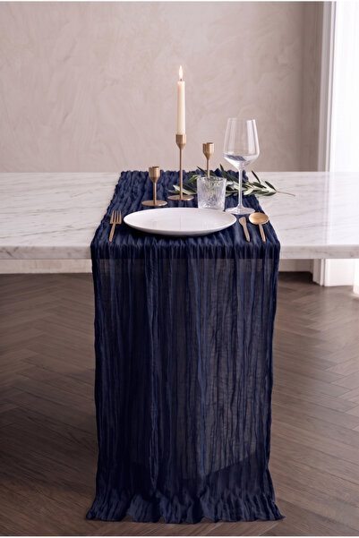 Soft Kare Față de masă din tul boem, 100% bumbac, decor modern pentru casă, s...